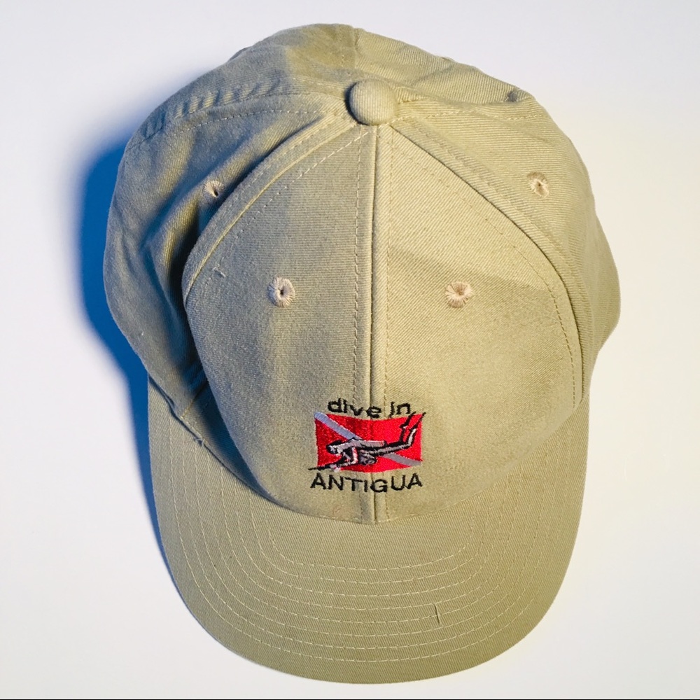 🌴 Baseball Cap “Dive in Antigua” Size Small - Picture 3 of 5